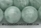 CGA905 15.5 inches 14mm round green angel skin gemstone beads