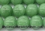 CGA931 15 inches 8mm round green angel skin beads