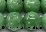 CGA933 15 inches 12mm round green angel skin beads