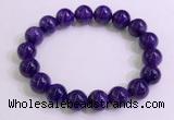 CGB2563 7.5 inches 10mm round charoite gemstone beaded bracelets