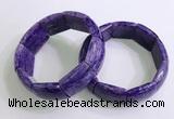 CGB2582 7.5 inches 20*25mm charoite gemstone bracelet