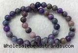 CGB2605 7.5 inches 8mm round natural sugilite beaded bracelets