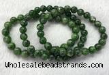 CGB2617 7.5 inches 8mm round diopside quartz beaded bracelets