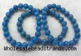 CGB2622 7.5 inches 8mm round natural apatite beaded bracelets