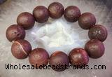 CGB3009 7.5 inches 20mm round agate bracelet wholesale