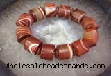 CGB3016 7.5 inches 13*16mm - 15*19mm tube agate bracelet