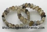 CGB3100 7.5 inches 8*15mm oval agate gemstone bracelets