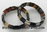 CGB3177 7.5 inches 12*15mm rectangle agate bracelets wholesale