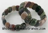 CGB3229 7.5 inches 12*20mm oval Indian agate bracelets