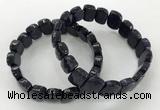 CGB3278 7.5 inches 10*15mm faceted marquise blue goldstone bracelets