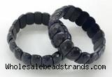 CGB3305 7.5 inches 10*20mm faceted oval lapis lazuli bracelets