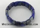 CGB3344 7.5 inches 10*15mm rectangle lapis lazuli bracelets