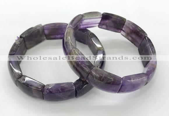 CGB3402 7.5 inches 15*21mm amethyst bracelets wholesale