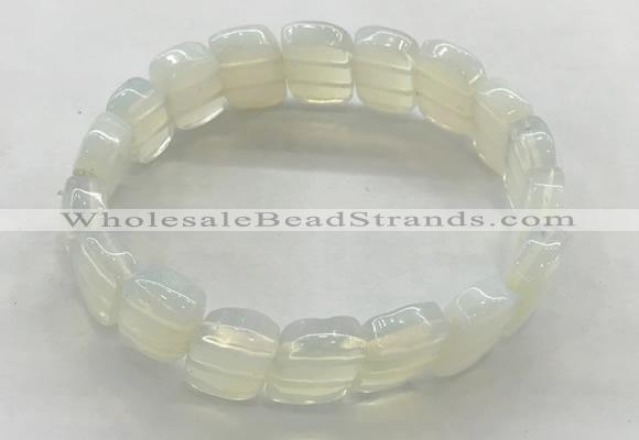 CGB3442 7.5 inches 10*15mm faceted marquise opal bracelets