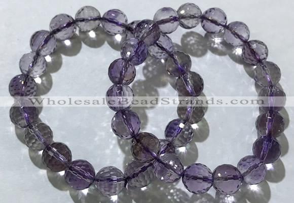 CGB4016 7.5 inches 9mm faceted round ametrine beaded bracelets