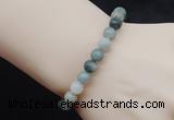 CGB5006 6mm, 8mm round seaweed quartz beads stretchy bracelets