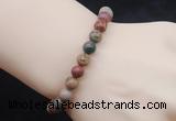 CGB5041 6mm, 8mm round picasso jasper beads stretchy bracelets