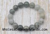 CGB5305 10mm, 12mm round seaweed quartz beads stretchy bracelets