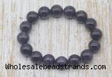 CGB5311 10mm, 12mm round grade A amethyst beads stretchy bracelets