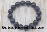 CGB5328 10mm, 12mm round purple tiger eye beads stretchy bracelets