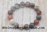 CGB5345 10mm, 12mm round botswana agate beads stretchy bracelets