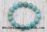 CGB5368 10mm, 12mm round sea sediment jasper beads stretchy bracelets