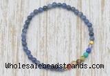 CGB7012 7 chakra 4mm sodalite beaded meditation yoga bracelets