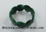 CGB704 8 inches 25*30mm agate gemstone bracelet wholesale