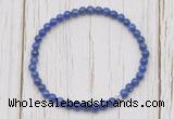 CGB7215 4mm tiny lapis lazuli beaded meditation yoga bracelets