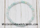 CGB7252 4mm tiny amazonite beaded meditation yoga bracelets