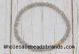 CGB7305 4mm tiny labradorite beaded meditation yoga bracelets