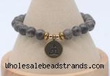 CGB7827 8mm rainbow labradorite bead with luckly charm bracelets