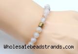 CGB9262 8mm, 10mm montana agate & drum hematite power beads bracelets