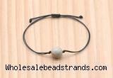 CGB9920 Fashion 12mm fossil coral adjustable bracelet jewelry