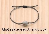 CGB9929 Fashion 12mm serpentine jasper adjustable bracelet jewelry