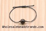 CGB9944 Fashion 12mm bronzite gemstone adjustable bracelet jewelry