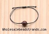 CGB9945 Fashion 12mm mahogany obsidian adjustable bracelet jewelry