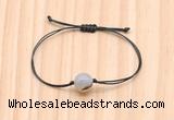 CGB9953 Fashion 12mm montana agate adjustable bracelet jewelry