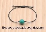 CGB9961 Fashion 12mm grass agate adjustable bracelet jewelry