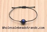 CGB9973 Fashion 12mm blue tiger eye adjustable bracelet jewelry