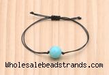 CGB9981 Fashion 12mm amazonite gemstone adjustable bracelet jewelry