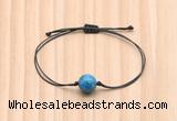 CGB9982 Fashion 12mm apatite gemstone adjustable bracelet jewelry