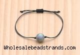 CGB9983 Fashion 12mm labradorite gemstone adjustable bracelet jewelry