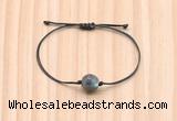 CGB9984 Fashion 12mm faceted labradorite adjustable bracelet jewelry