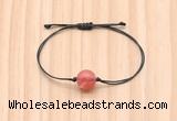 CGB9993 Fashion 12mm cherry quartz adjustable bracelet jewelry