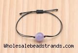 CGB9995 Fashion 12mm lavender amethyst adjustable bracelet jewelry