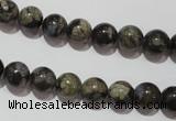 CGE102 15.5 inches 8mm round glaucophane gemstone beads