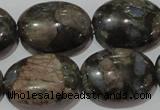 CGE135 15.5 inches 18*25mm oval glaucophane gemstone beads