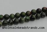 CGR01 16 inches 6mm round green rain forest stone beads wholesale