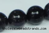 CGS104 15.5 inches 20mm round blue goldstone beads wholesale